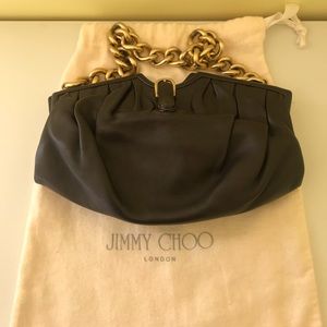 ⛔️SOLD⛔️Authentic Jimmy Choo leather clutch/purse